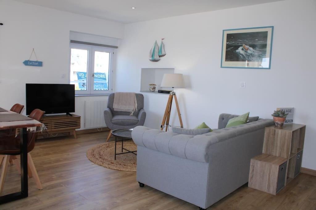 « L'Oceanix » Vue Grande Plage 2Ch Wifi Quiberon Eksteriør bilde